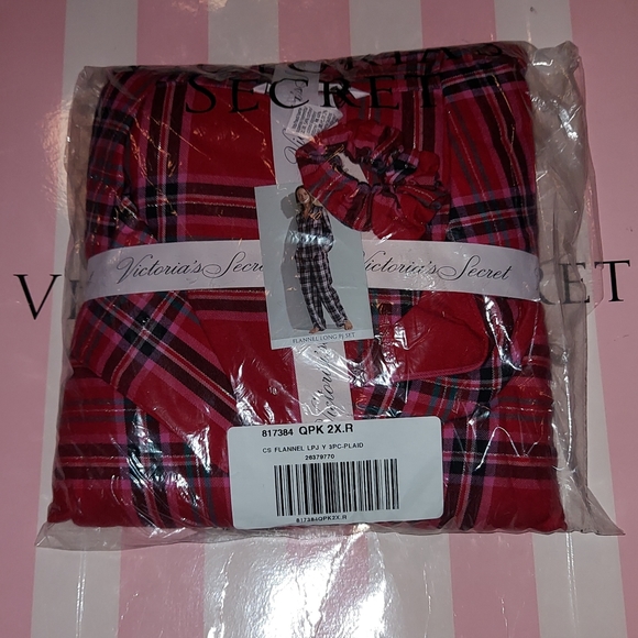 Victoria Secret Flannel Pj set size XXL NWT - Picture 7 of 13